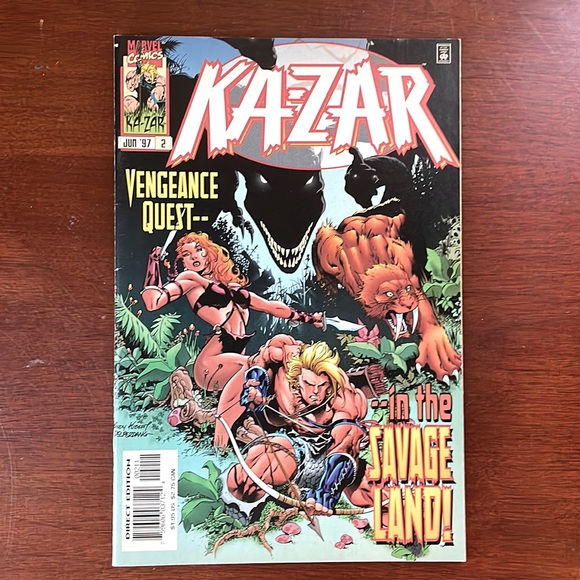 Marvel comics vintage KA-ZAR, Vengeance Quest—in the Savage Land, June 1997 - Picture 1 of 3